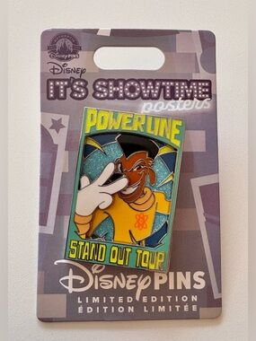 2024 Disney Parks It’s Showtime Posters Powerline Stand Out Tour LE 3000 Pin New